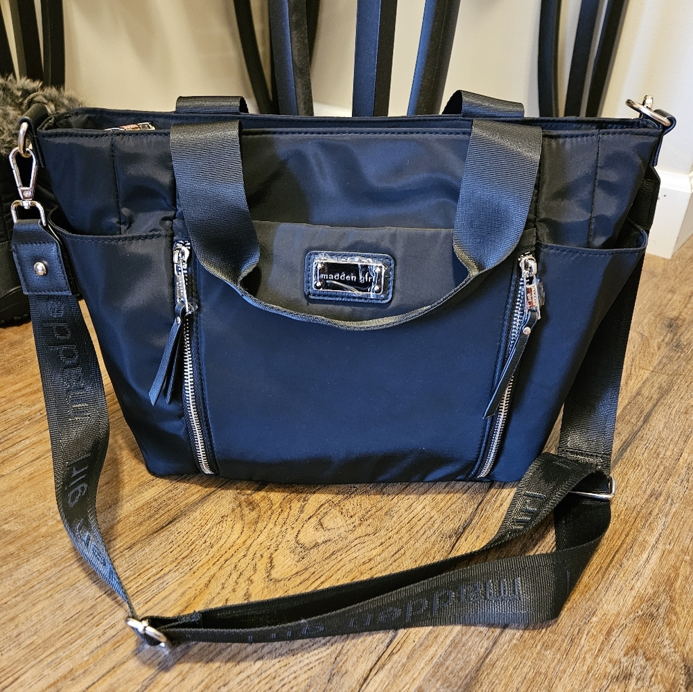 NWOT Madden Girl Nylon Crossbody Tote